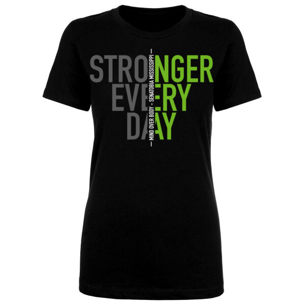 STRONGER EVERY DAY - WOMEN'S FITTED T-SHIRT Thumbnail