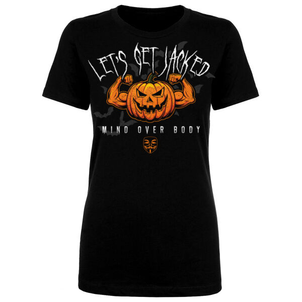 LET'S GET JACKED - WOMEN'S FITTED T-SHIRT Thumbnail
