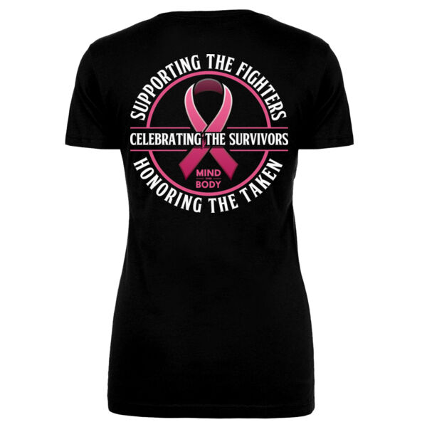SUPPORTING THE FIGHTERS - WOMEN'S FITTED T-SHIRT Thumbnail